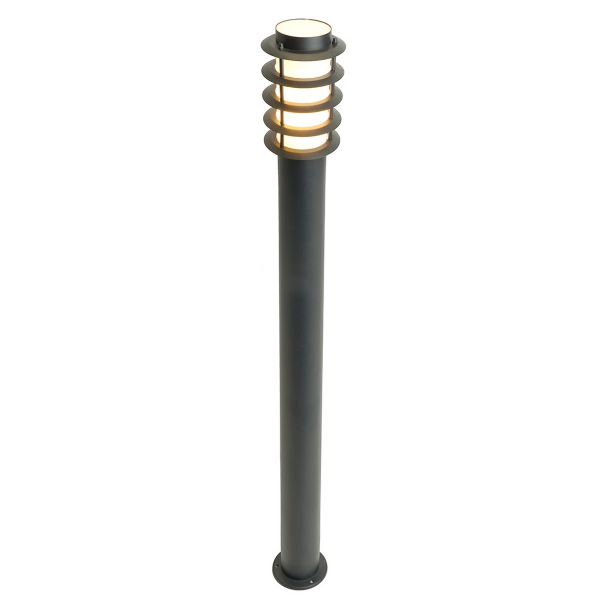 Уличные светильники столб Светильник садово-парковый Feron DH047-1100 Техно столб 18W E27 черный 51529 