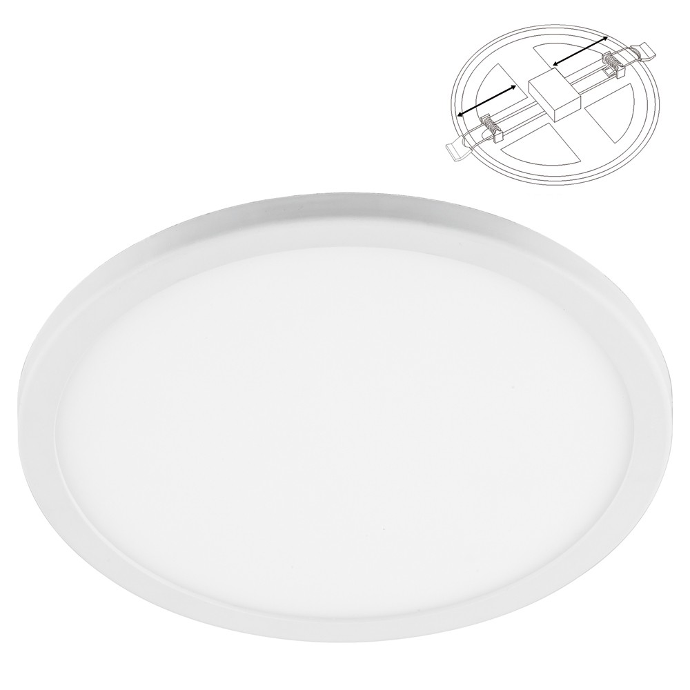 Встраиваемые светодиодные светильники Встраиваемый светодиодный светильник Feron AL508 14W 4000K регулируемый монтажный диаметр 29727 