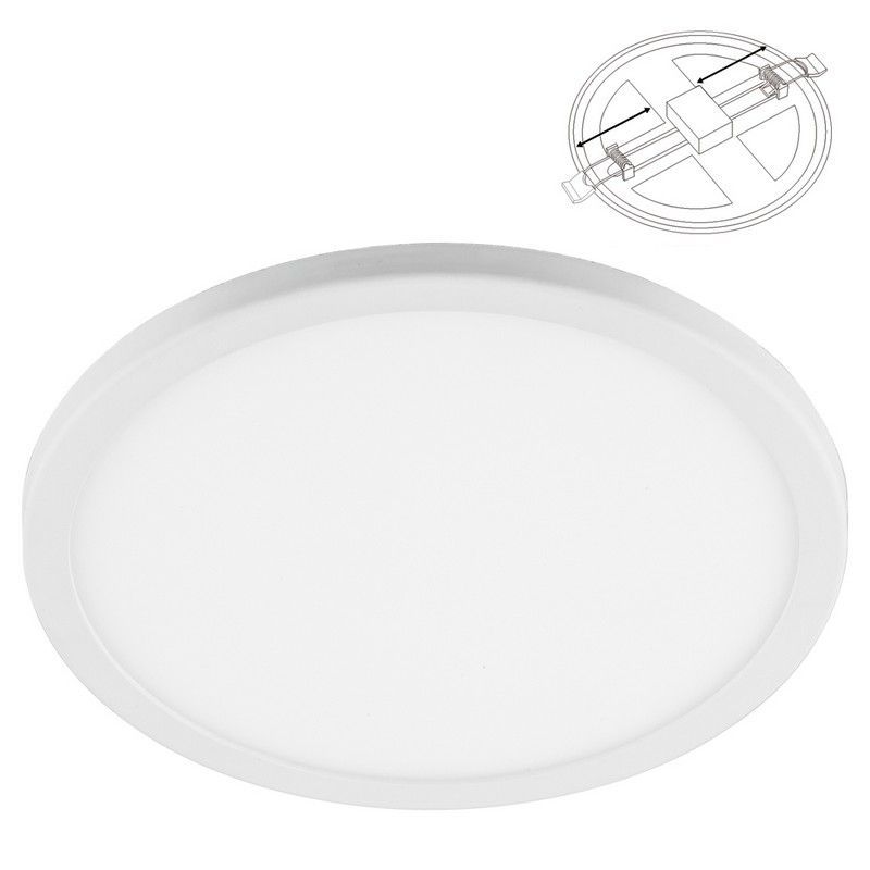 Встраиваемые светодиодные светильники Светодиодный светильник Feron AL508 с регулируемым диаметром 14W 6400K белый 32546 