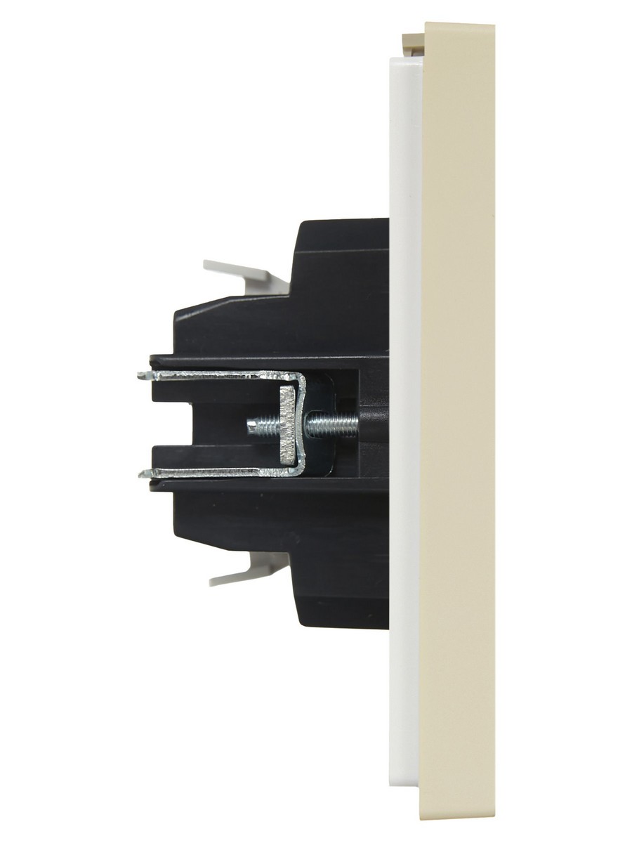 IEK FORTE&PIANO Ваниль Выключатель IEK FORTE&PIANO Ваниль 2-кл 10А FP405