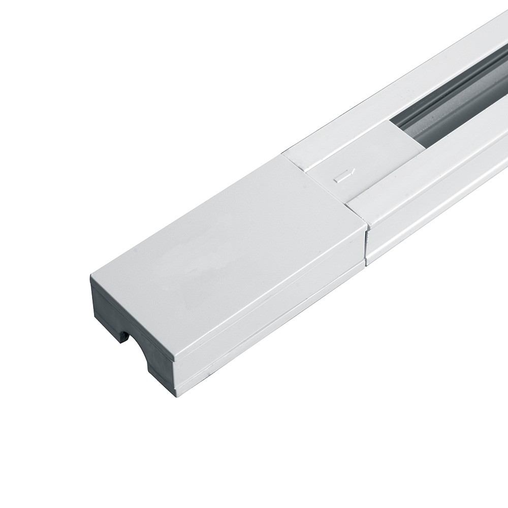 Трековые светодиодные светильники Шинопровод для трековых однофазных светильников белый 1м CAB1005 41728 