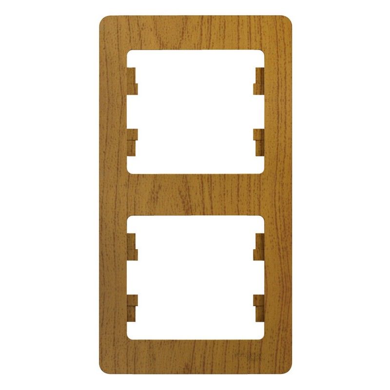 Glossa Дуб Рамка Systeme Electric Glossa Дерево Дуб 2-я, вертикальная GSL000506