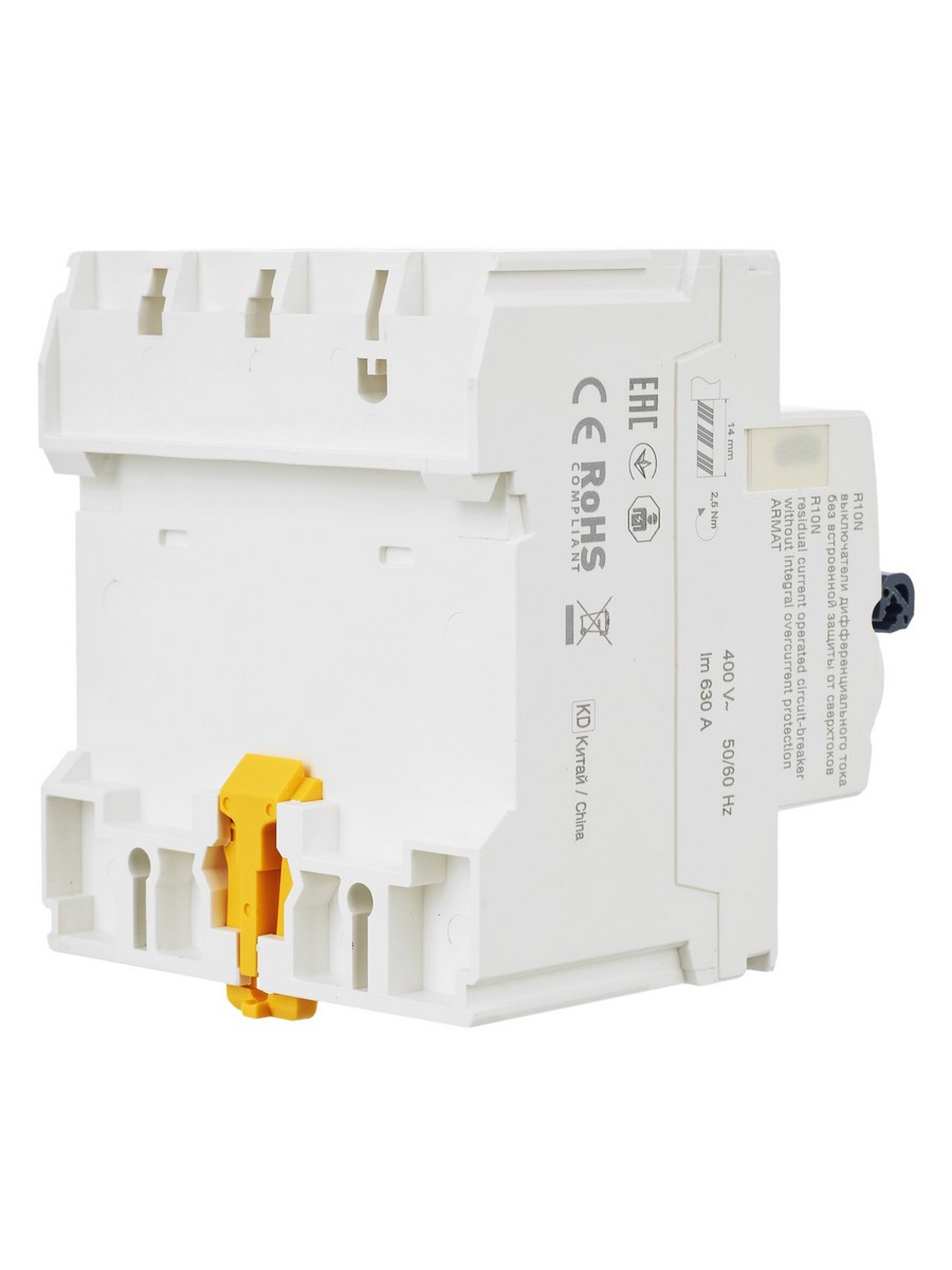 IEK ВДТ УЗО IEK ARMAT R10N 4P 63А 300мА тип A AR-R10N-4-063A300 