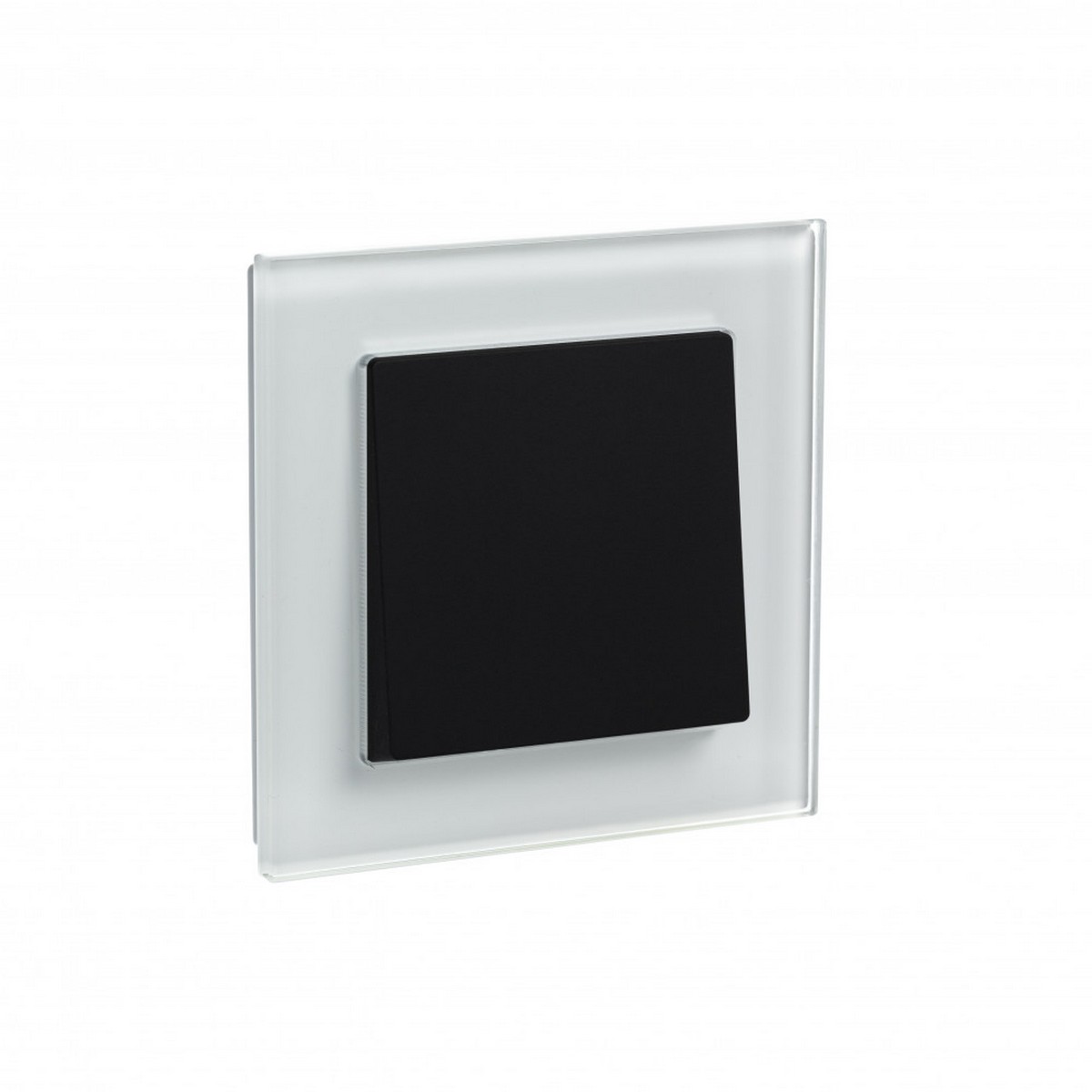 Рамка Systeme Electric AtlasDesign Nature Матовое стекло белый 1-ая ATN330101