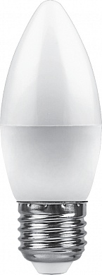 Лампа светодиодная Feron LB-570 Свеча E27 9W 2700K 25936