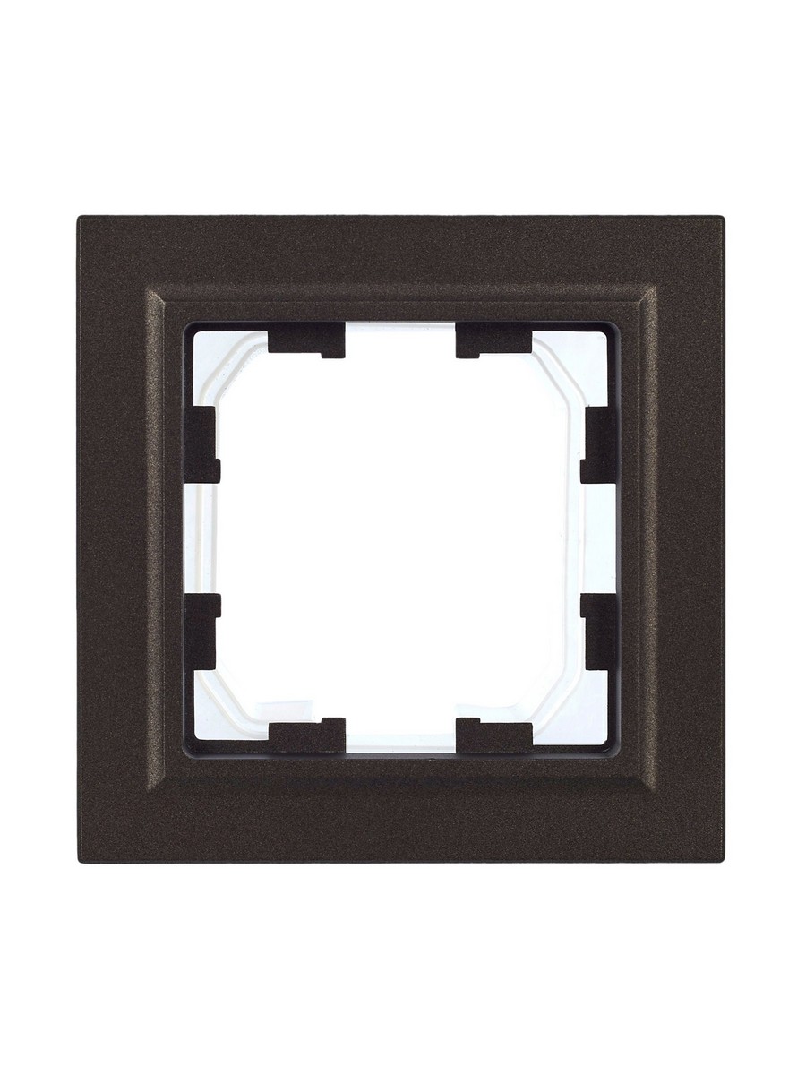 IEK Brite Рамки Рамка IEK BRITE 1-местная IP44 РУ-1-БрТБ-44 темная бронза BR-M12-44-K45