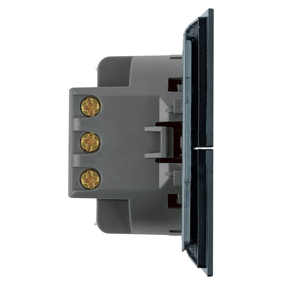 Переключатель 2-клавишный STEKKER Мия RSW10-3107-05 черный бархат 50448