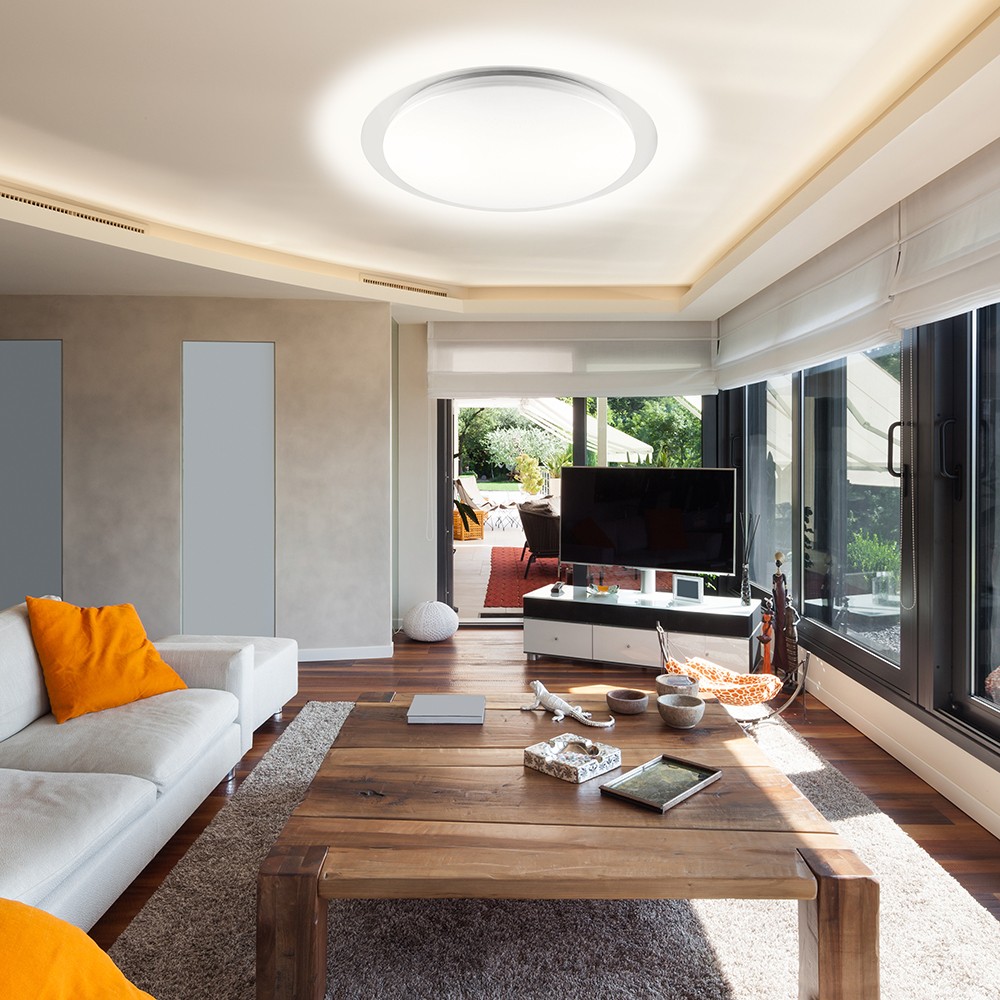 Управляемые светодиодные светильники и люстры Светодиодный управляемый светильник накладной Feron AL5000 STARLIGHT 70W 3000К-6500K 41584 