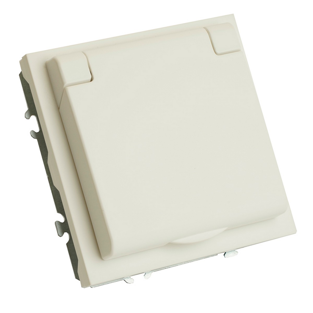 Эмили - Розетки и выключатели Stekker Розетка 1-ая с крышкой с защ. штор б/з STEKKER Эмили RST16-5113-01 белый фарфор soft touch 49878