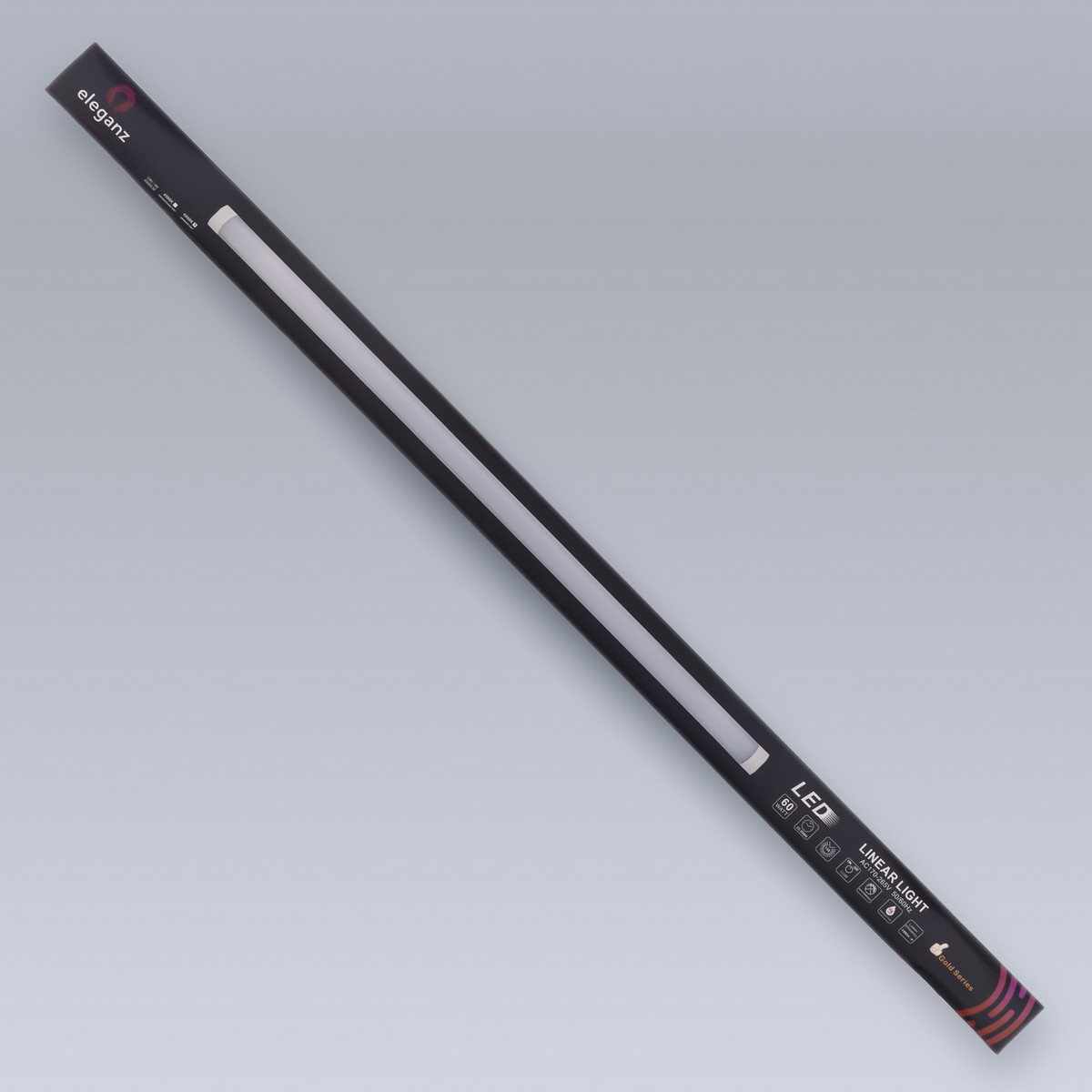 Светильник ELEGANZ линейный-панель 60W 6000К 1500*75*25мм 220V IP40 9809