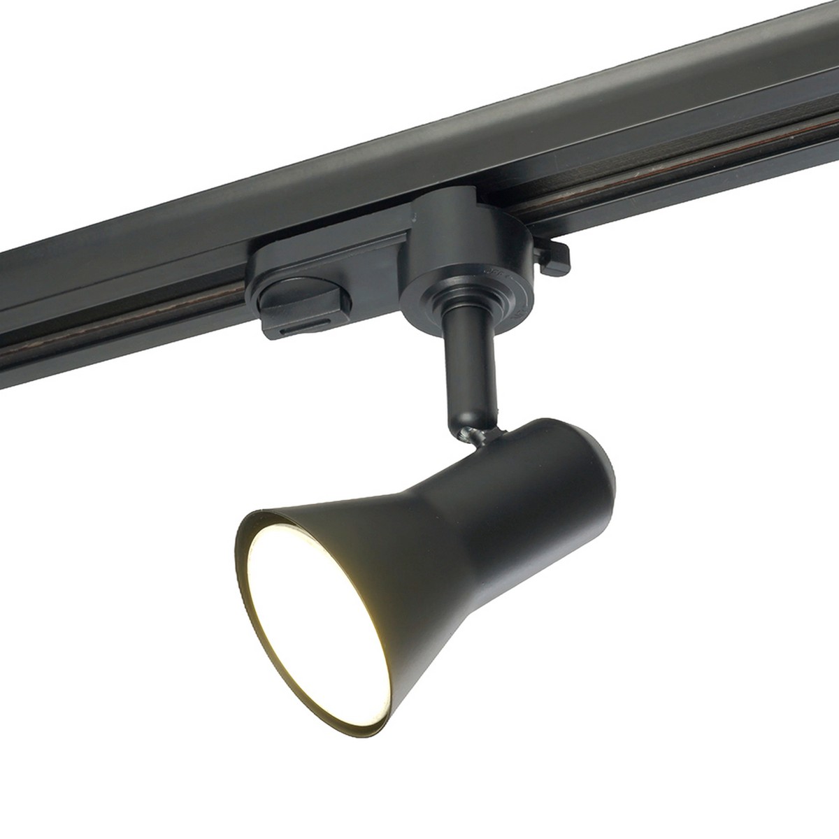 Трековые светодиодные светильники Светильник Feron AL187 трековый под лампу GU10 черный 48705 