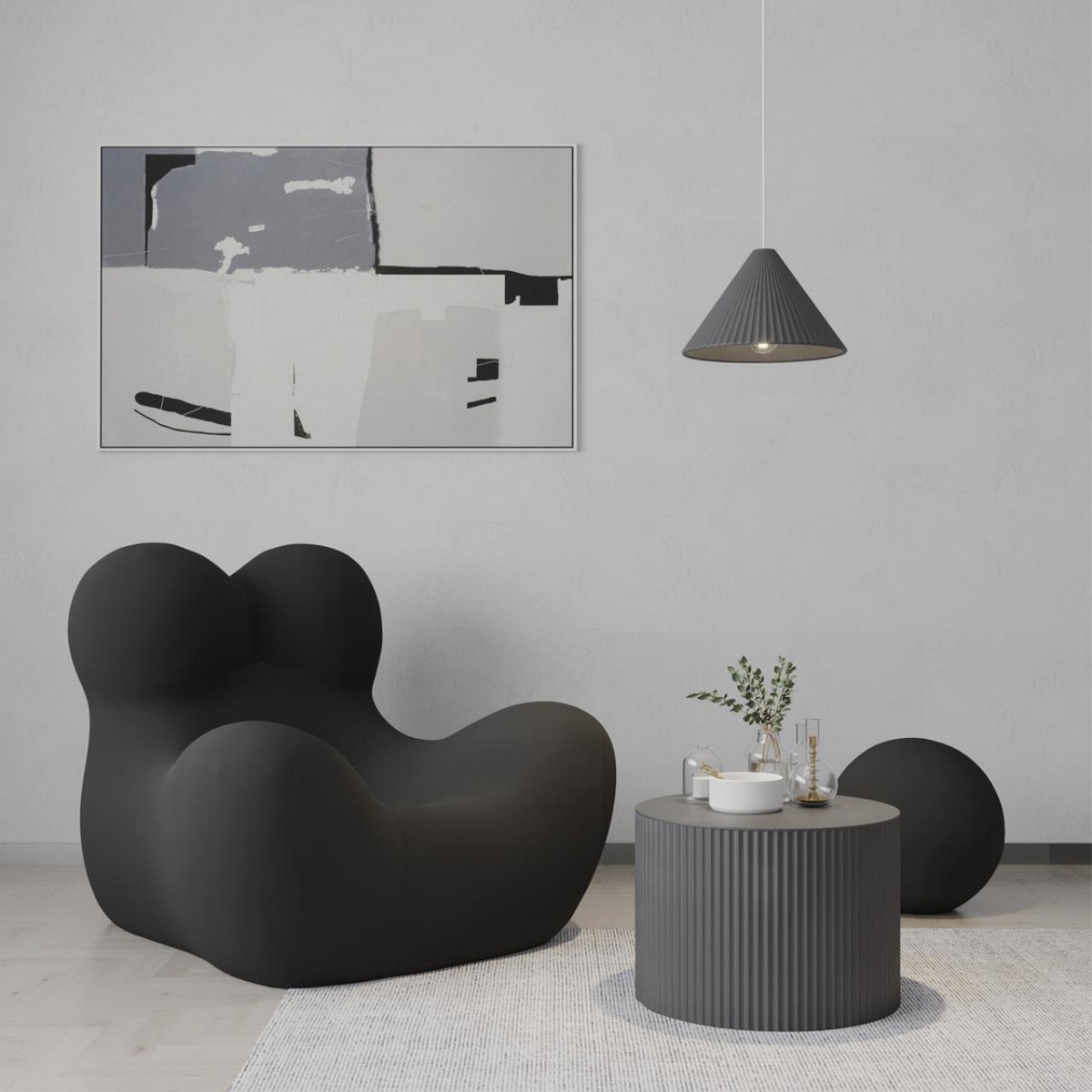 Подвесные светодиодные светильники Светильник подвесной гипсовый длина провода 2м (есть возможность покраски) NOVOTECH YESO 370979 