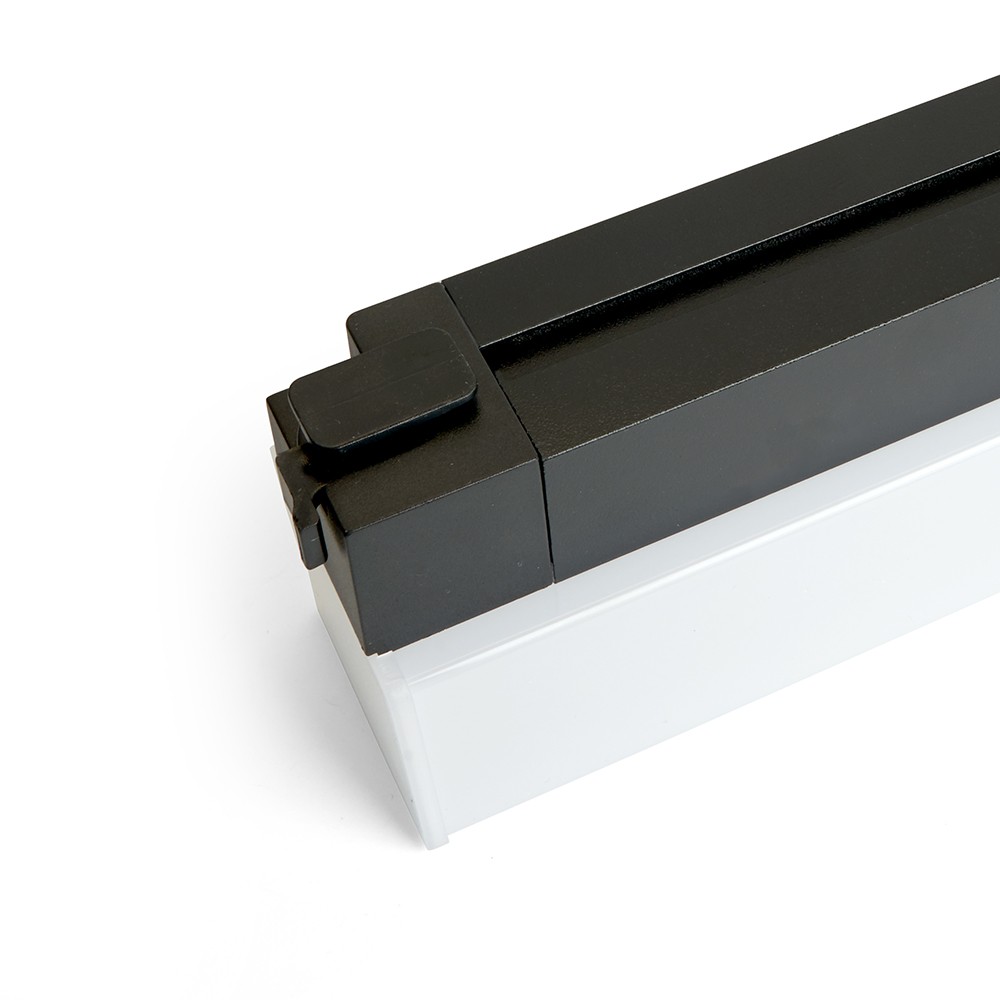 Трековые светодиодные светильники Светодиодный светильник Feron AL120 трековый однофазный на шинопровод 60W 4000K 160 градусов черный 48571 