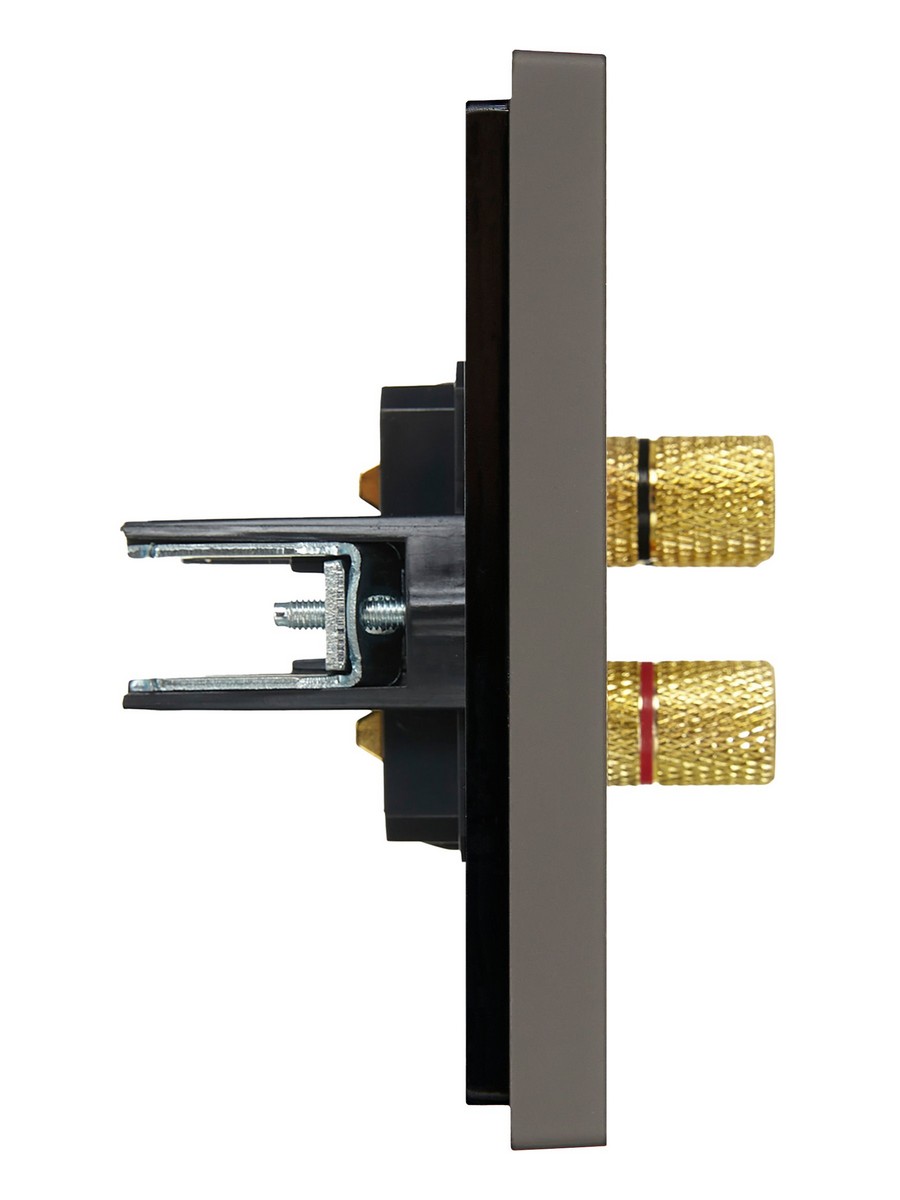 IEK FORTE&PIANO Серый Аудиорозетка IEK FORTE&PIANO Серый 4-мест. FP339