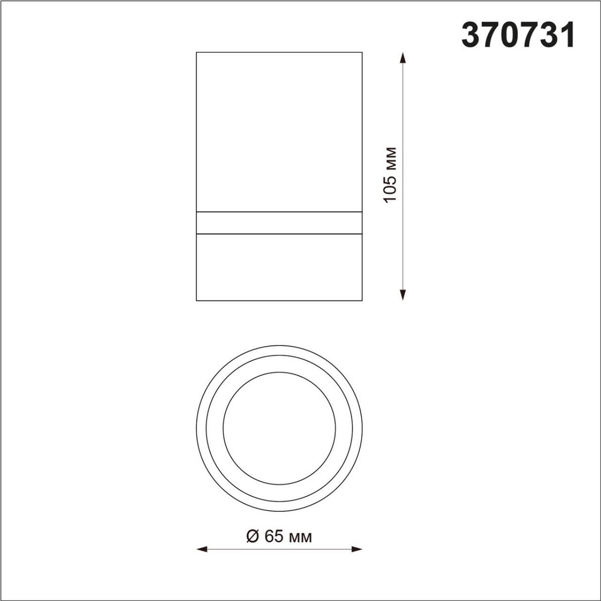 Светильник накладной NOVOTECH 370731 ELINA