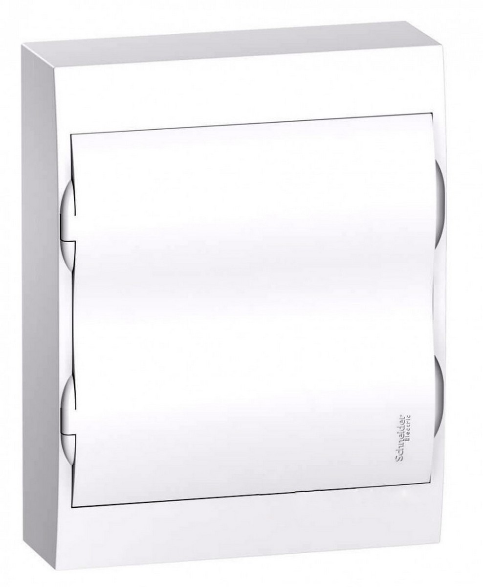 Пластиковые боксы и щиты Шнайдер Электрик Щит распределительный Systeme Electric навесной Easy9 с белой дверью 24мод EZ9E212P2SRU