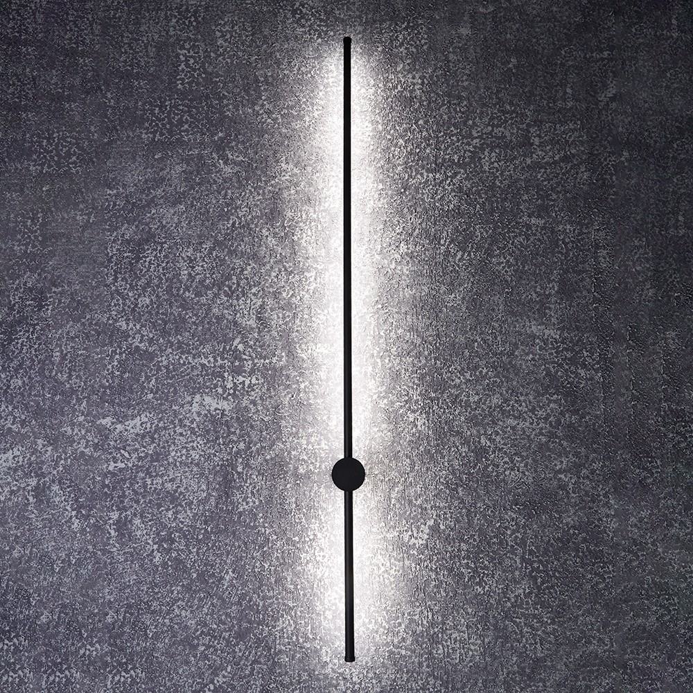 Линейные светодиодные светильники Светильник светодиодный Feron AL171 Lines накладной 20W черный 4000К 48034 