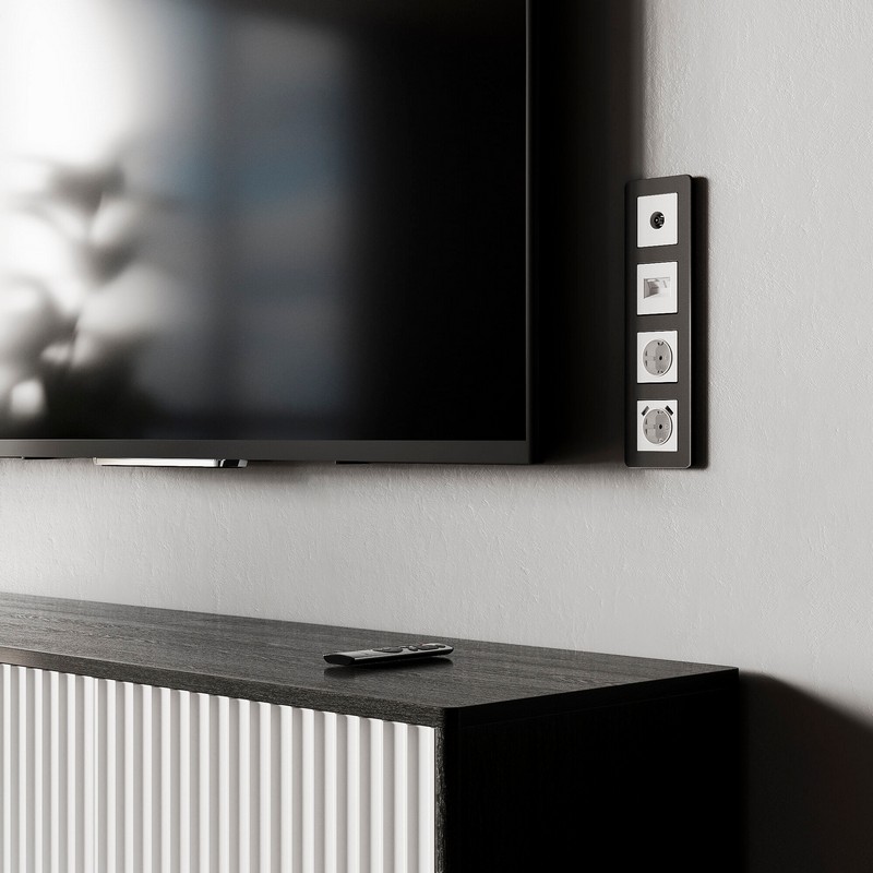 Werkel Белый матовый механизмы Розетка Werkel с заземлением, шторками и USBх2 (белый матовый) W1171561