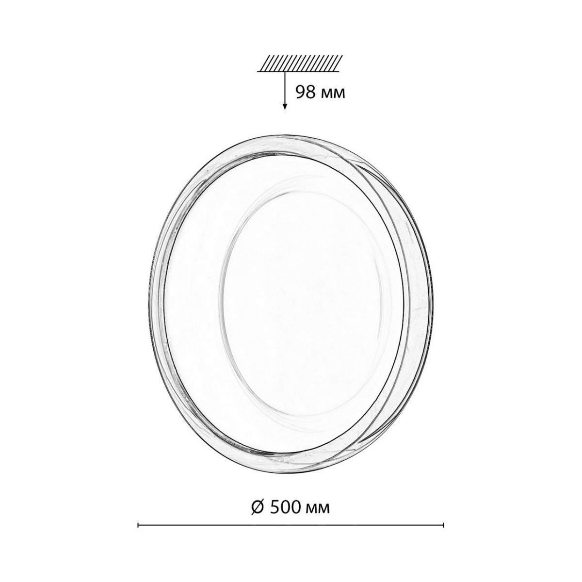 Накладные светодиодные светильники Настенно-потолочный светильник СОНЕКС 7778/ELN PORTMAN 