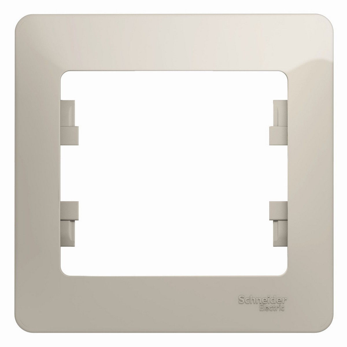 Рамка Systeme Electric Glossa Молочная 1-ая GSL000901