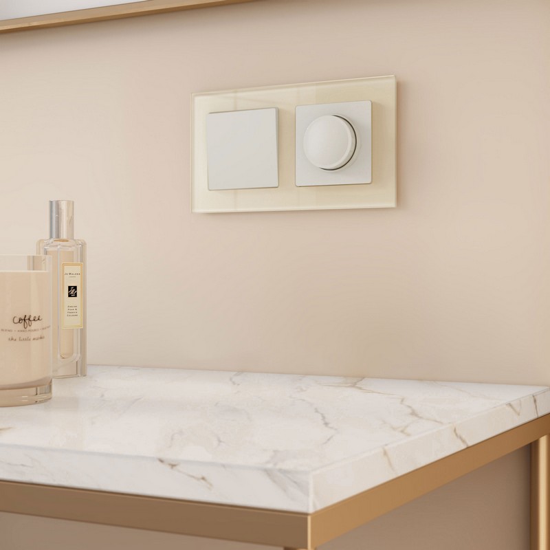 Рамки Werkel Favorit Рамка Werkel Favorit на 2 поста (молочный, стекло) W0021141