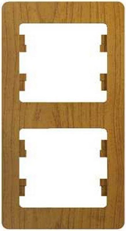 Glossa Дуб Рамка Systeme Electric Glossa Дерево Дуб 2-я, вертикальная GSL000506