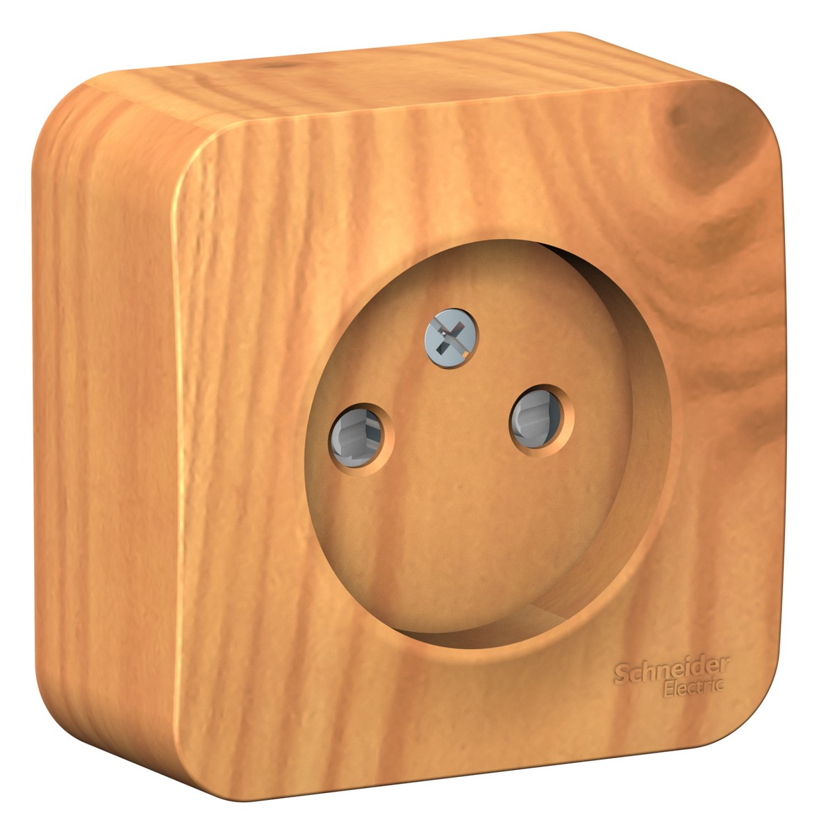 Blanca ясень розетки и выключатели Розетка SE Blanca б/з Ясень наружный со шторками изолир. пластина BLNRA001115