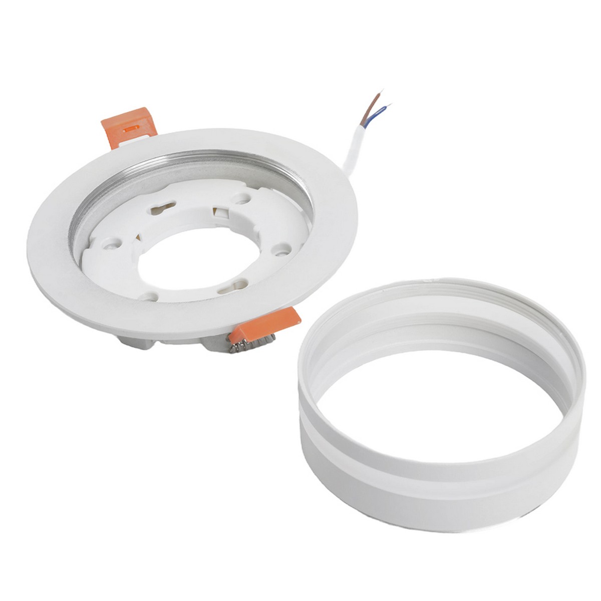 Встраиваемые светодиодные светильники Светильник встраиваемый Feron DL502 LUNA потолочный GX53 белый круг 51089 