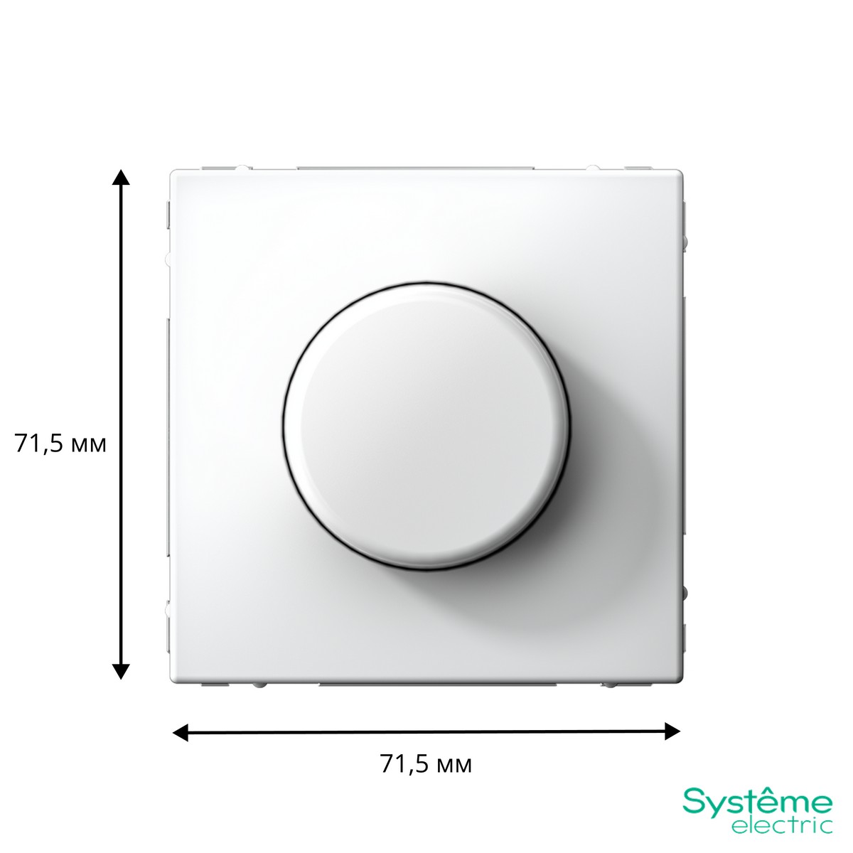 ArtGallery Лотос Светорегулятор (диммер) Systeme Electric ArtGallery Лотос повор-нажим LED RC 400Вт GAL001323