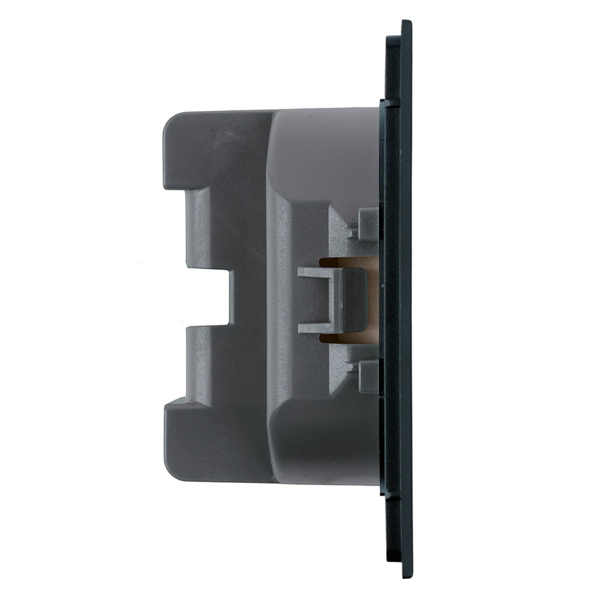 Мия - Розетки и выключатели Stekker Розетка 1-местная с защитной шторкой STEKKER б/з Мия RST16-3109-05 черный бархат 50453