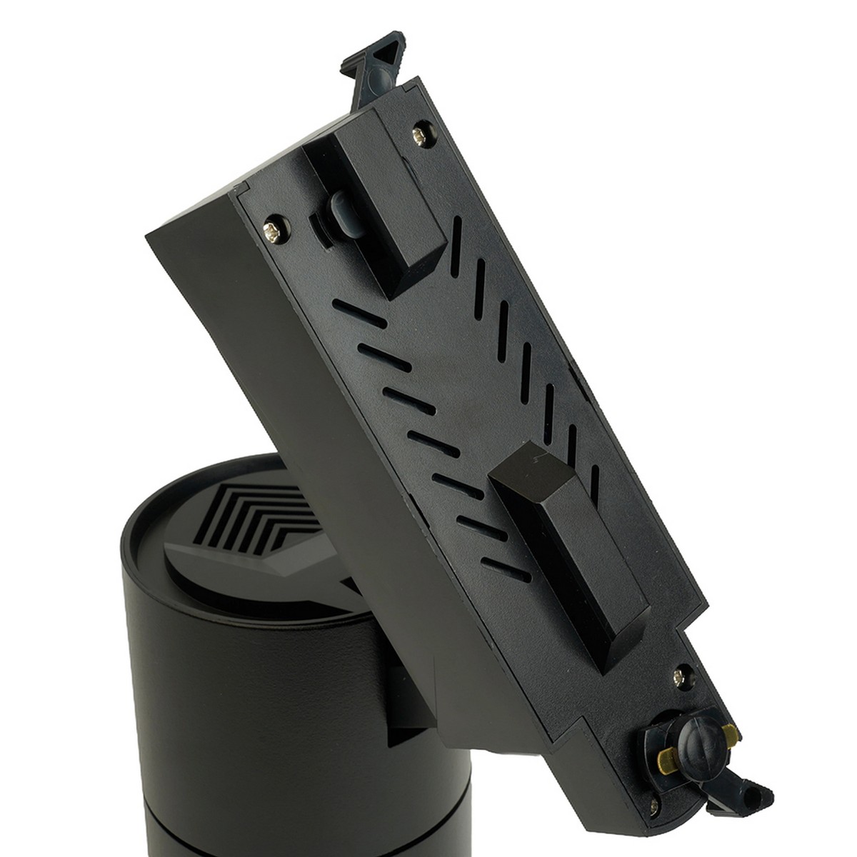 Трековые светодиодные светильники Светодиодный светильник Feron AL103 трековый на шинопровод 30W 4000K 35 градусов черный TrueColor 48942 