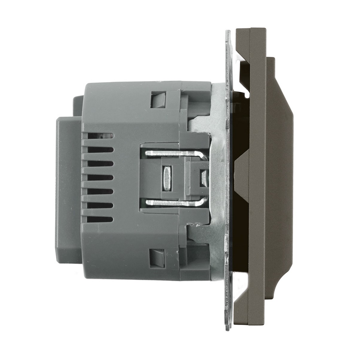 Выключатель карточный STEKKER 250В 40А Эмили RSW40-5114-09 антрацит soft touch 50701