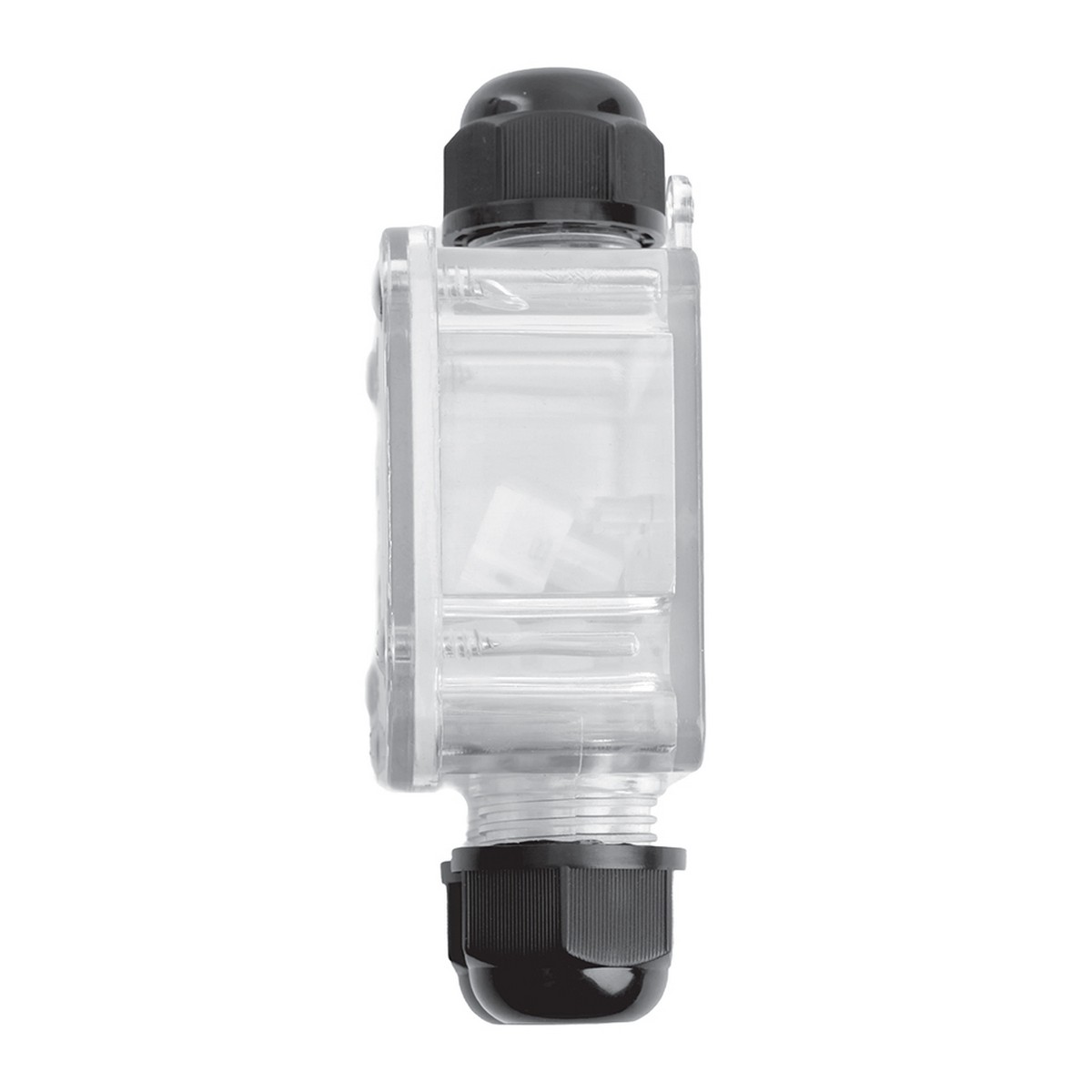 Коробка распределительная STEKKER LD537 водонепроницаемая на 2 выхода 450V 130x70x40 прозрачный 50129