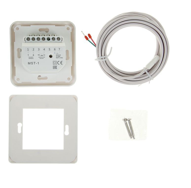 Терморегуляторы для теплого пола Терморегулятор Grand Meyer MST-1 механический 3600W бежевый 