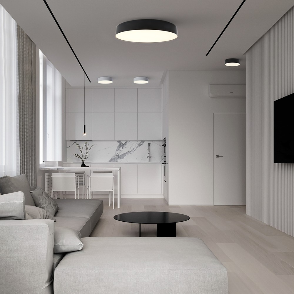 Светильники споты светодиодные Светильник спот светодиодный Feron AL200 “Simple matte” 10W черный 4000К 48075 