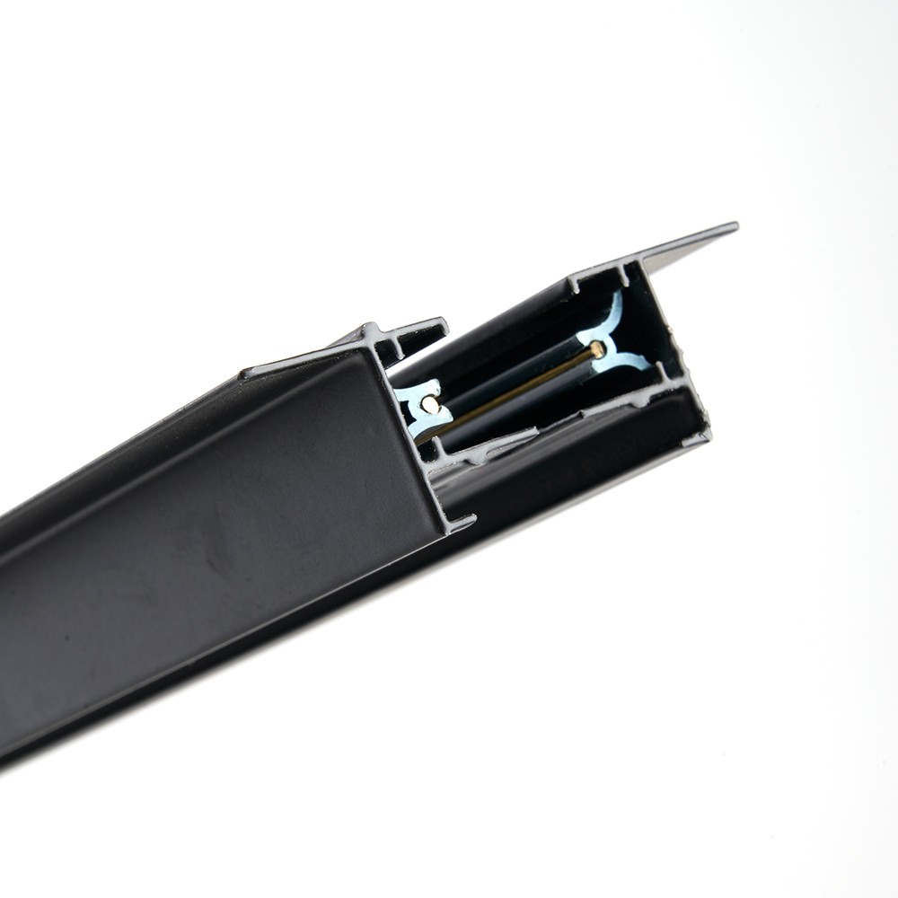 Шинопровод для трековых светильников встраиваемый Feron черный 1м CAB1004 10352