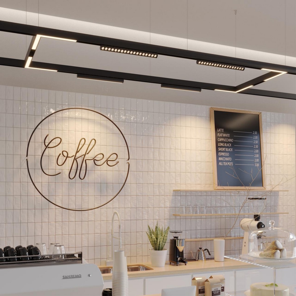 Трековые светодиодные светильники Трековый светодиодный светильник диммир. со сменой цв.температуры, пульт ДУ/Tuya Smart Life NOVOTECH 359949 VECTOR 