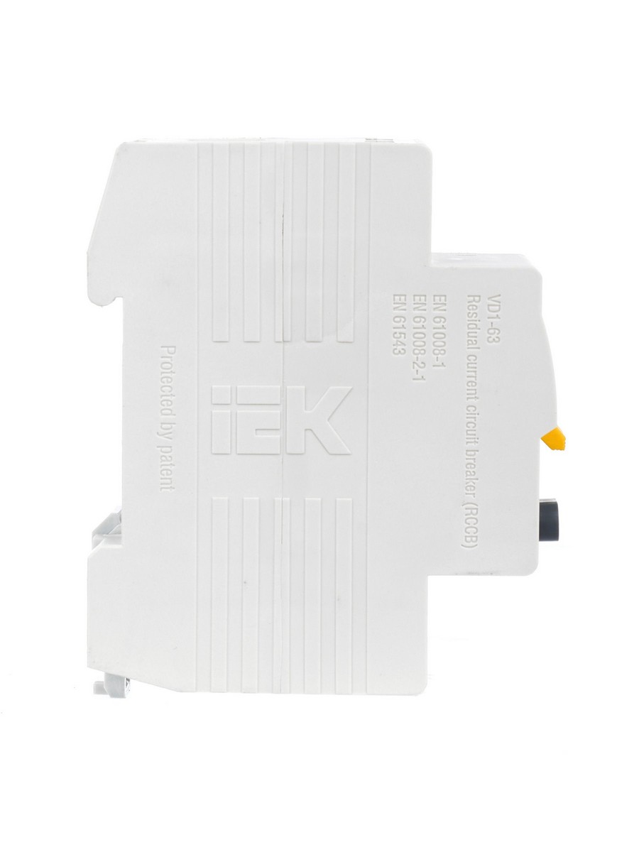 IEK Выключатель дифференциальный IEK KARAT ВД1-63 (УЗО) 2Р 32А 30мА MDV10-2-032-030 