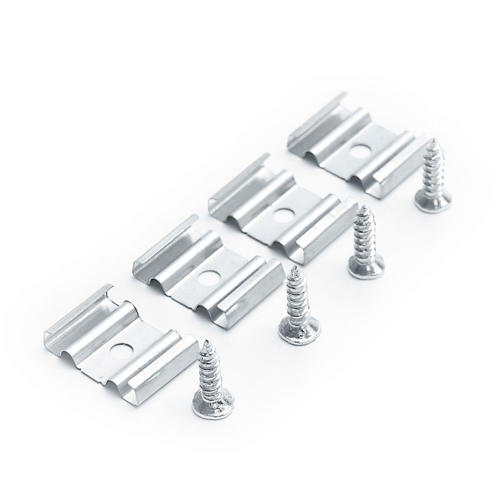 Профиль и крепеж для светодиодной ленты Профиль Feron  для светодиодной ленты накладной черный CAB262 10371 