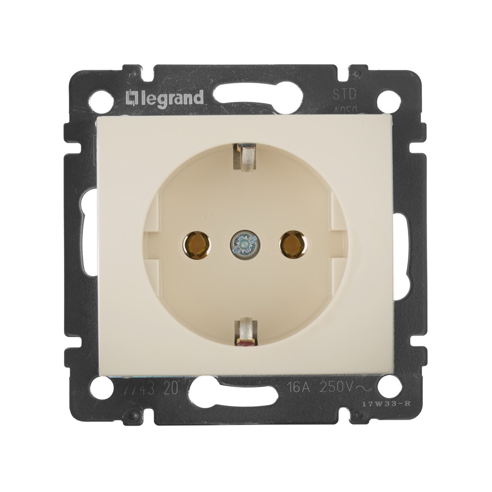 Розетка Legrand Valena Крем 1-ая с/з 774320