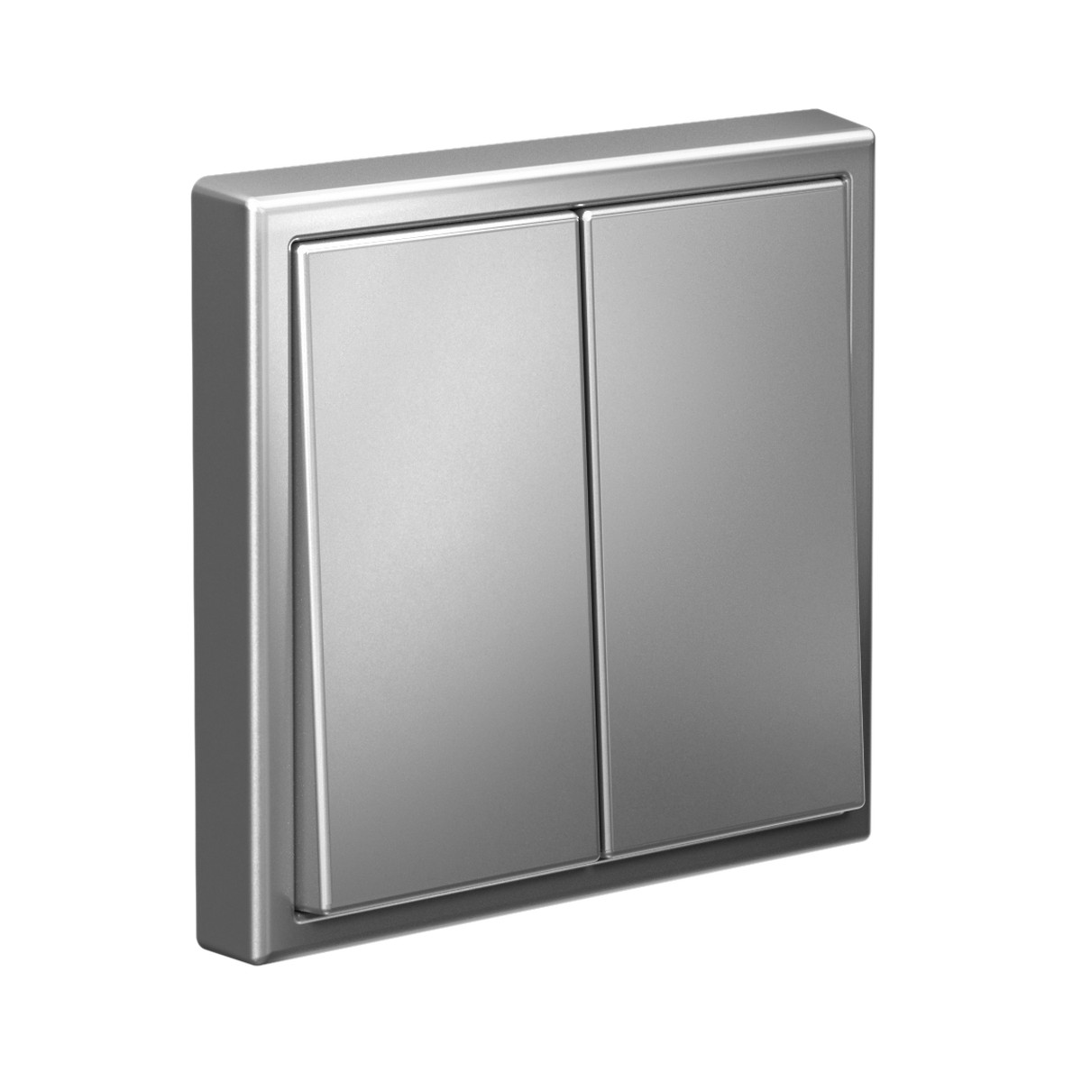 ArtGallery Сталь Переключатель Systeme Electric ArtGallery Сталь 2-клавишный    GAL000965