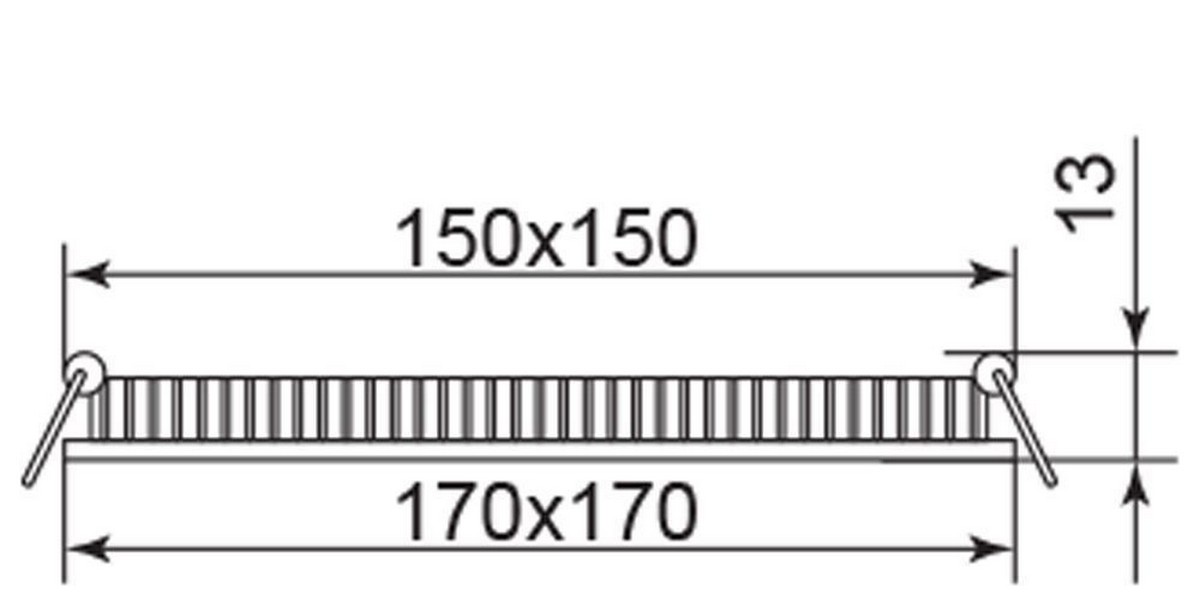 Встраиваемые светодиодные светильники Светильник встраиваемый светодиодный Feron AL502 12W 4000K белый 28516 