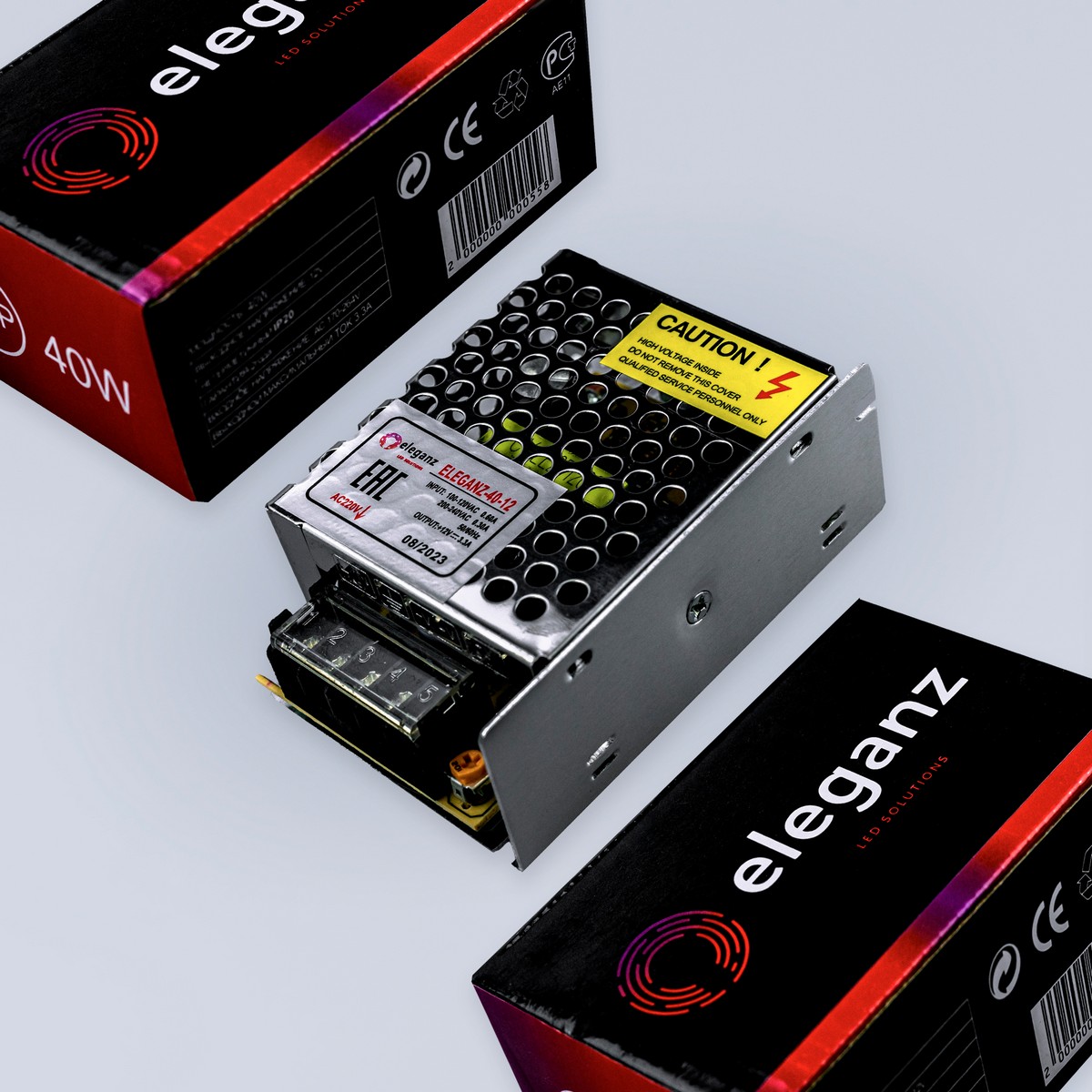 Блоки питания для светодиодной ленты Блок питания для светодиодной ленты Eleganz 12V 40W IP20 узкий 1114 