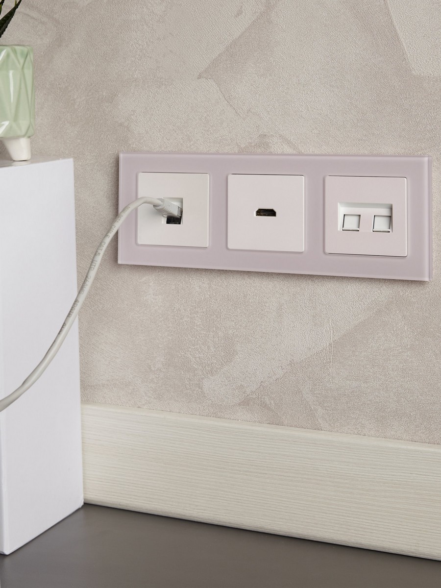 IEK Brite Жемчуг Розетка IEK BRITE HDMI РHDMI-0-БрЖ жемчуг BR-H10-K36