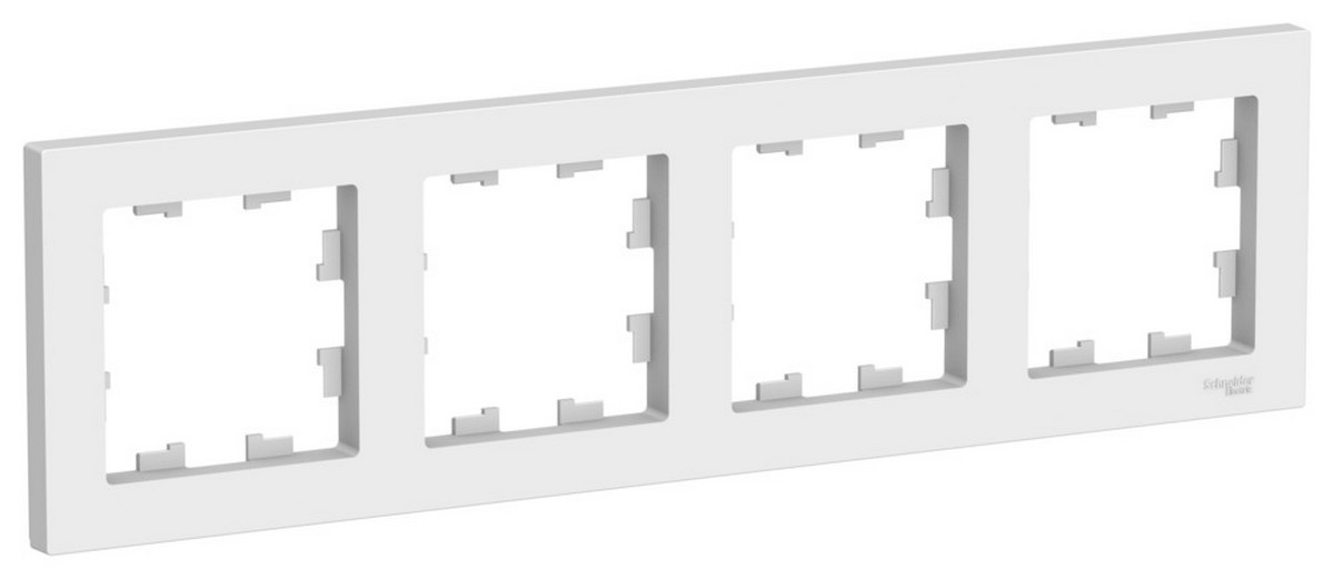 Рамка Systeme Electric AtlasDesign Лотос 4-ая, универсальная ATN001304