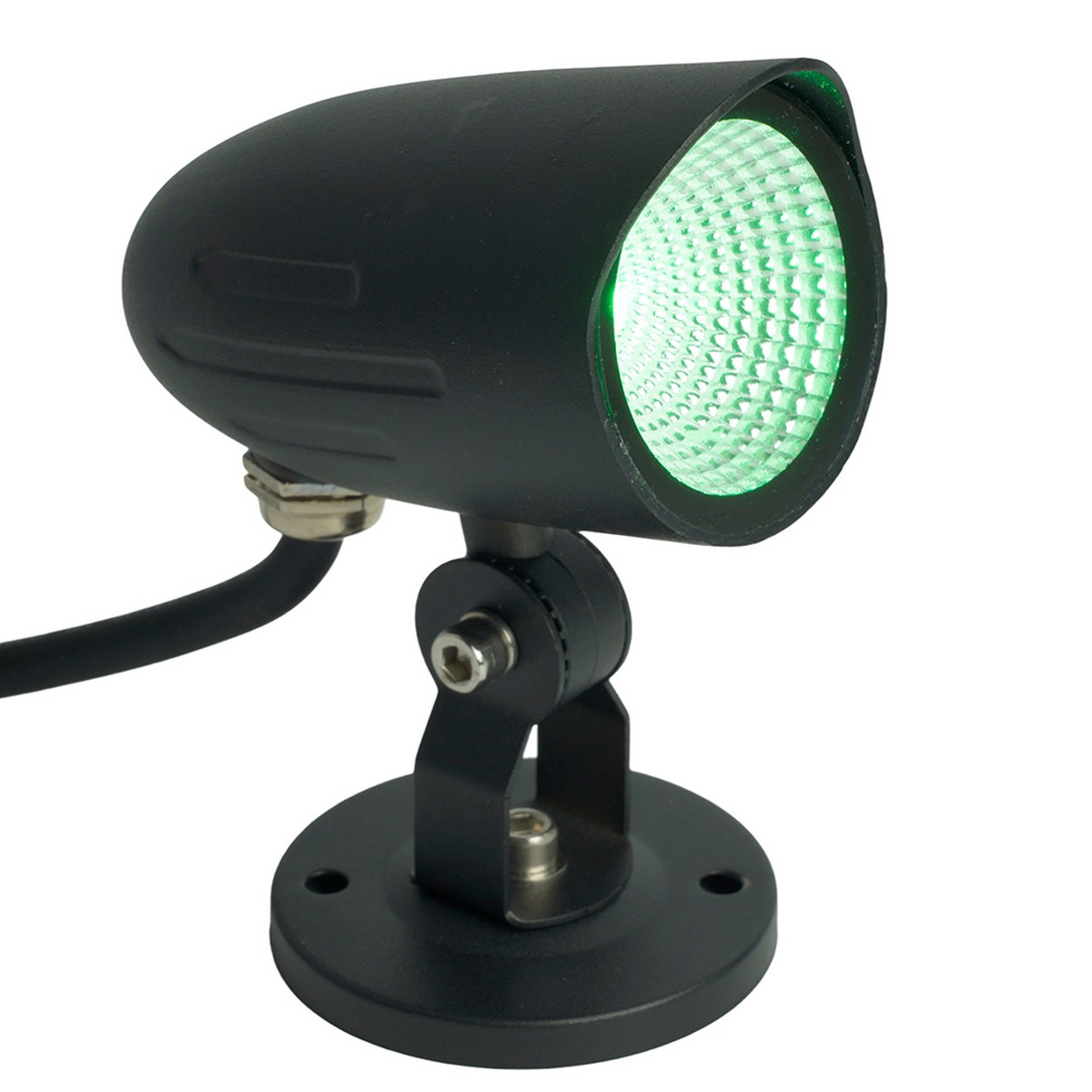 Светодиодный светильник тротуарный (грунтовый) Feron SP2713 7W зеленый IP65 51765