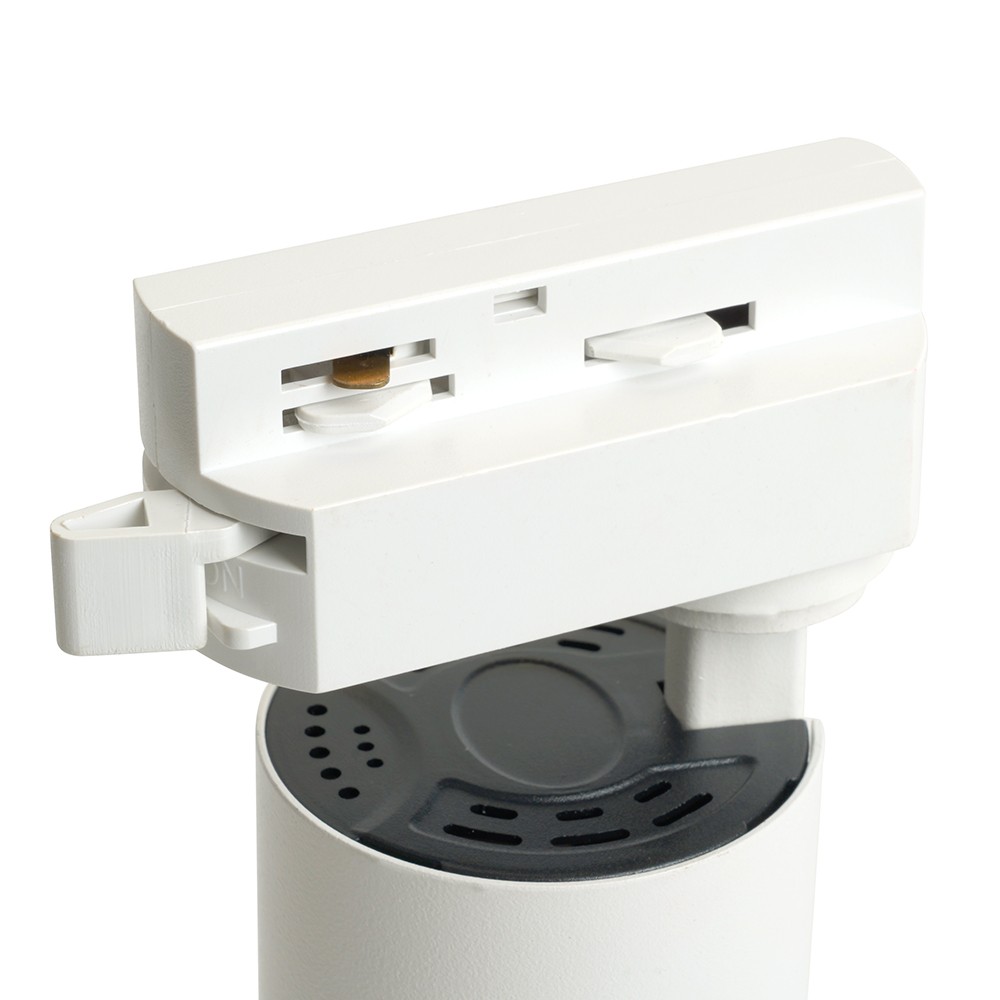 Трековые светодиодные светильники Светодиодный светильник Feron AL106 трековый на шинопровод 12W 4000K 80 градусов белый 32444 