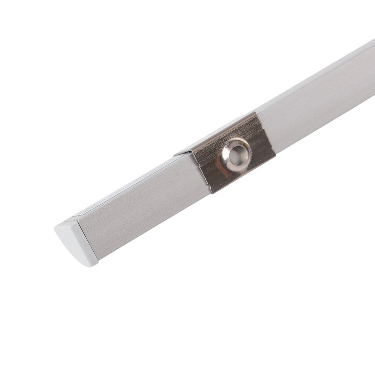 Профиль и крепеж для светодиодной ленты Профиль Feron CAB240 алюминиевый "угловой круглый 7.9*7.9мм" серебро  52148 