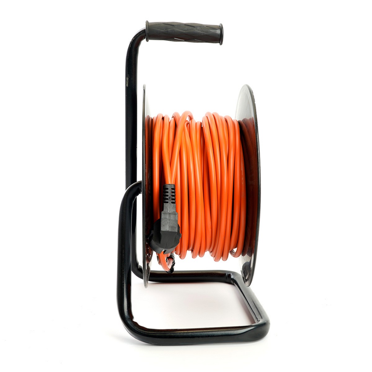 Удлинитель на катушке Stekker STD03-44-50 Standart 4-местный с/з ПВС 3*1,5 оранжевый IP44 50м 50173