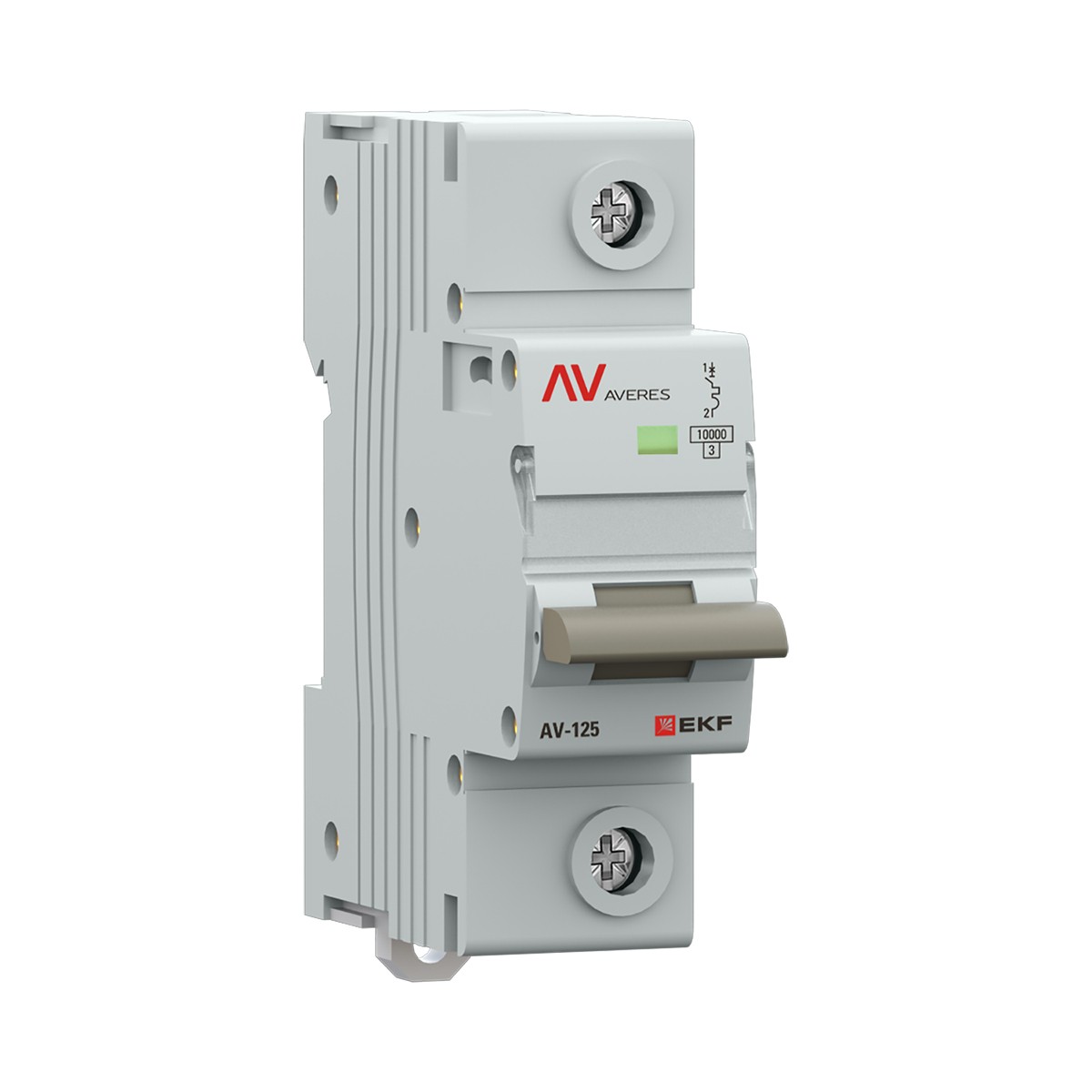 1 полюсные (однополюсные) Автоматический выключатель EKF AV-125 1P 125A (C) 10kA AVERES mcb125-1-125C-av 